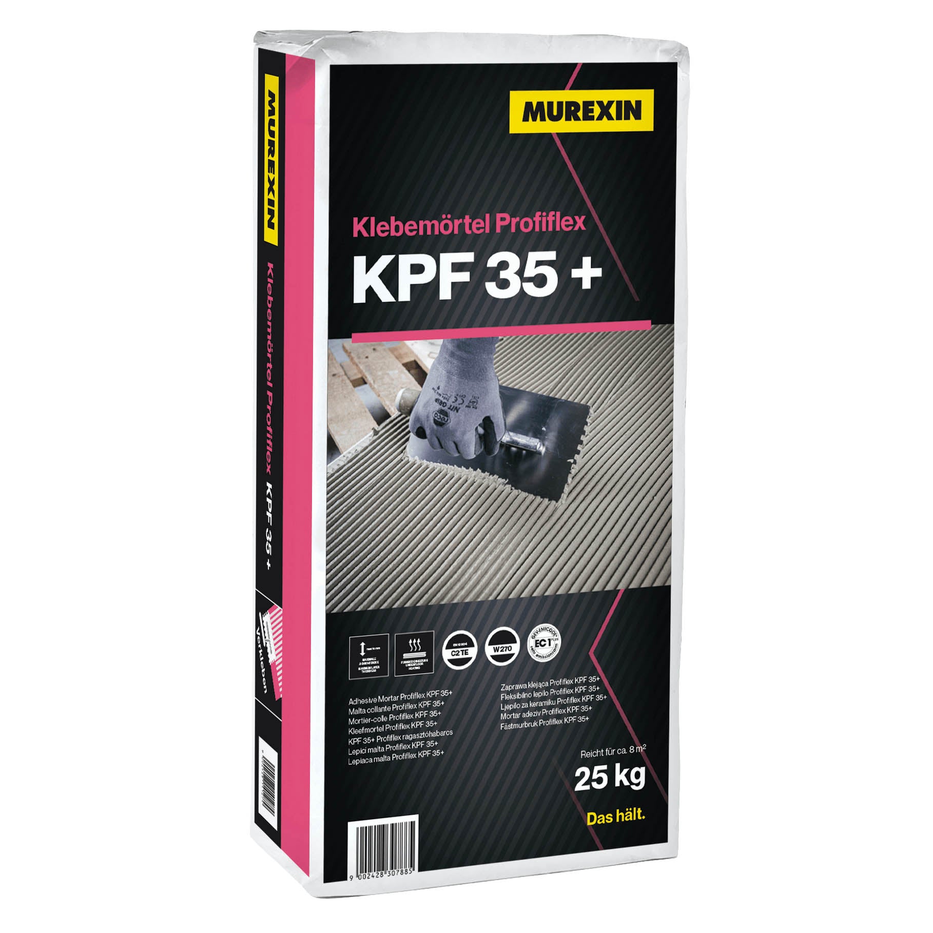 Murexin KPF 35+ (flexibele tegellijm) grijs 25 kg